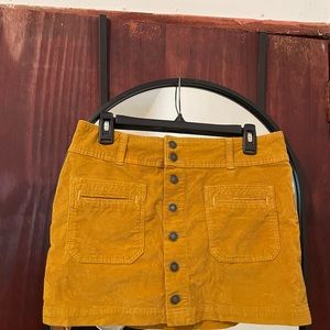 Free people Corduroy Skirt